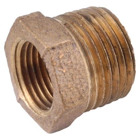 Anderson Metals Anderson Metals 3/4 in. MPT in. X 1/4 in. D FPT Brass Hex Bushing 738110-1204AH